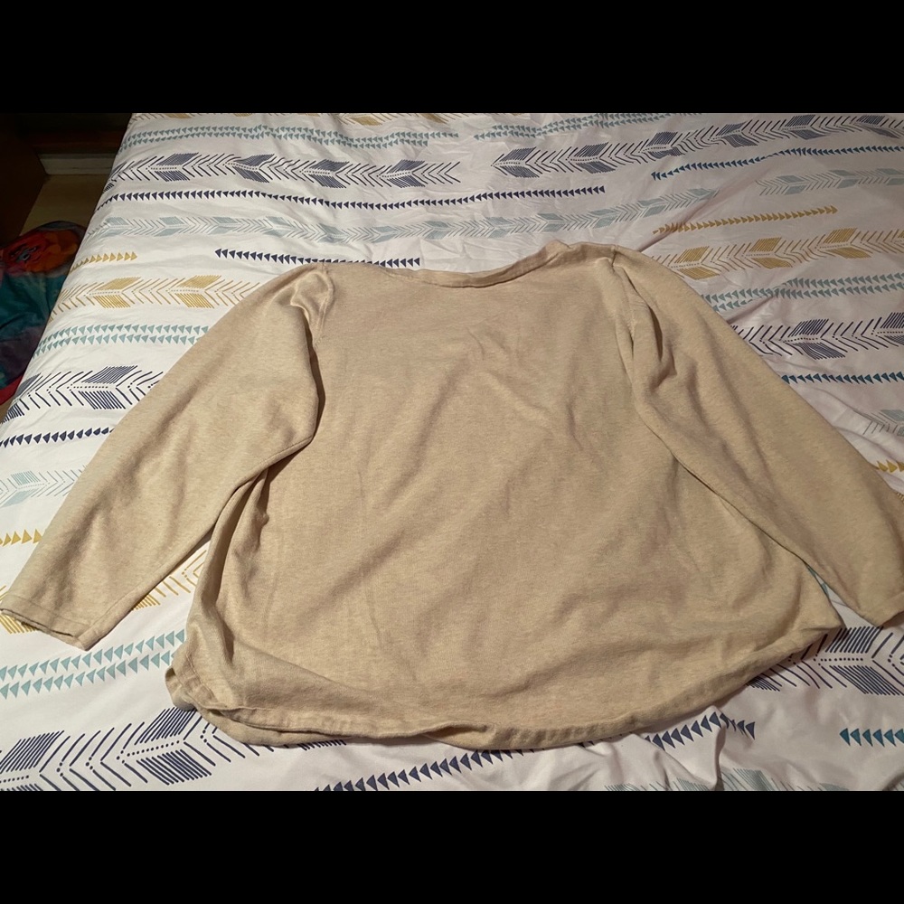 Cream sweater